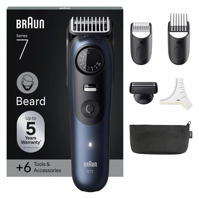 Braun Series 7 BT7520 skäggtrimmer med kam